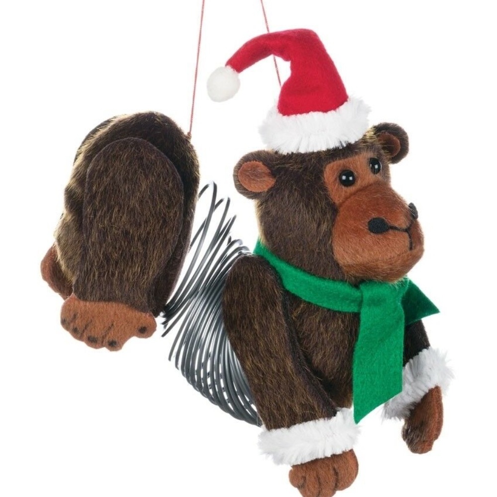 SULLIVAN GIFT SPRINGER SLINKY ORNAMENTS / 12-PC SAFARI COLLECTION / NWT / RARE!